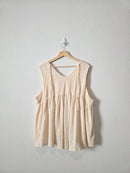 Hayden Cream Textured Tank (2X)