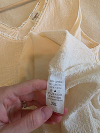 Hayden Cream Textured Tank (2X)