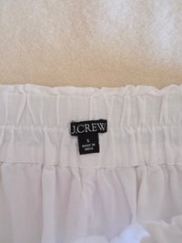 J.Crew White Linen Shorts (S)