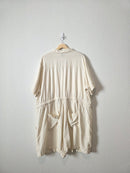 Linen Blend Relaxed Romper (2X)
