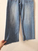 Carly Jean Wide Leg Crop Jeans (25/26)