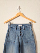 Carly Jean Wide Leg Crop Jeans (25/26)