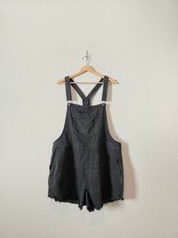 Aerie Relaxed Denim Overalls (XL)