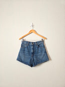Levi's High Waisted Mom Shorts (26)