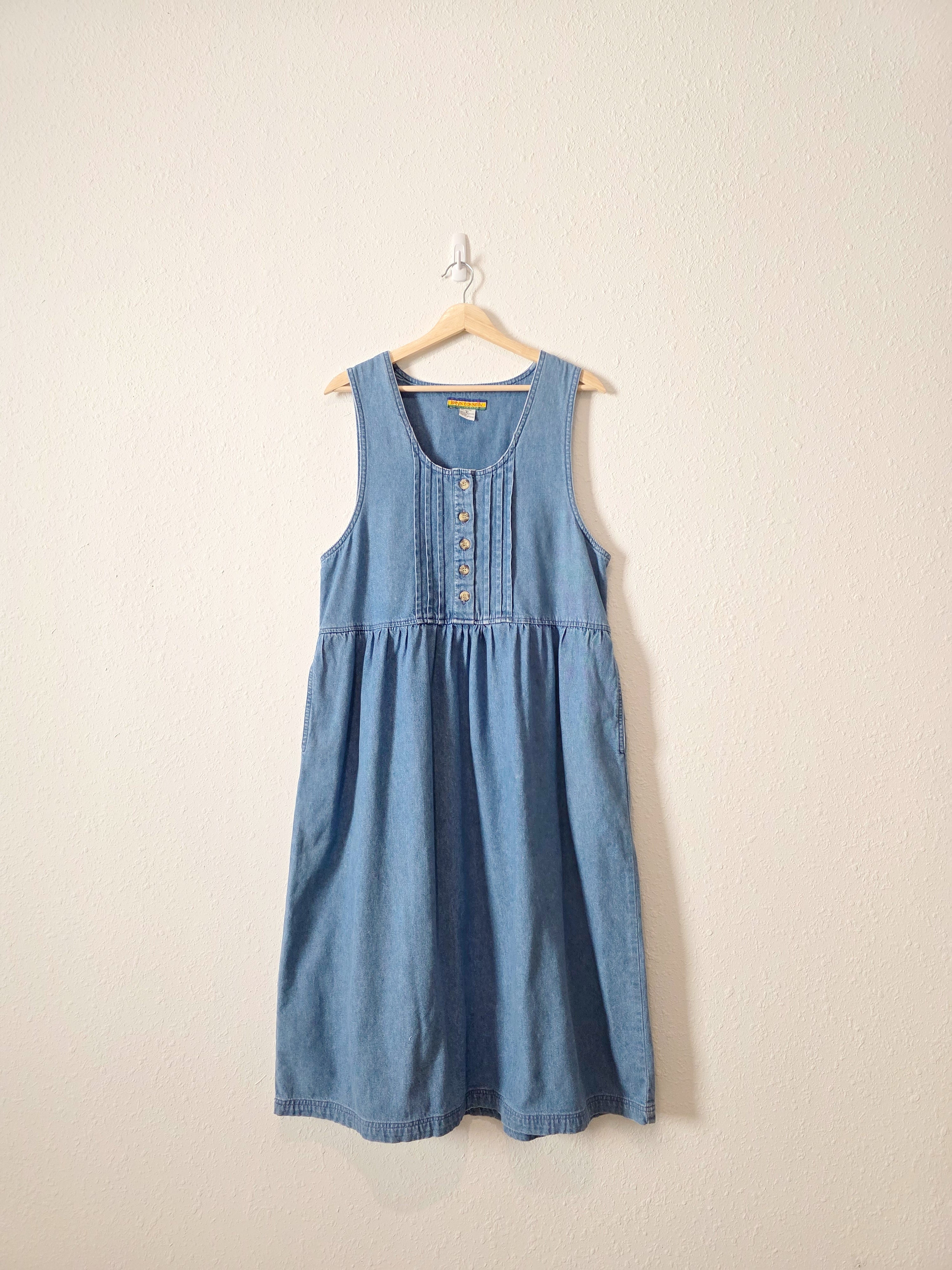 Vintage Denim Midi Dress (10)