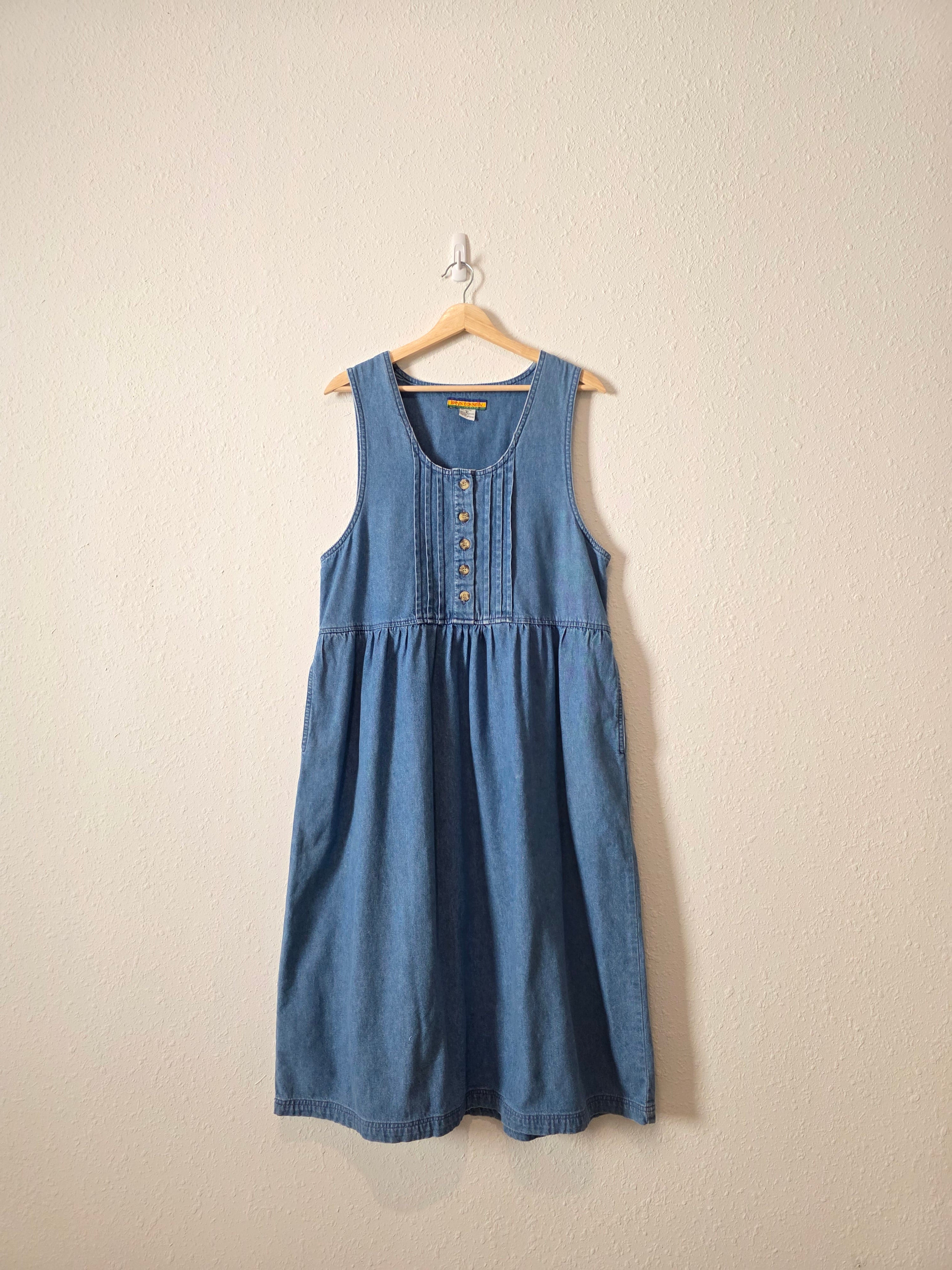 Vintage Denim Midi Dress (10)