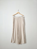 Arula Linen Blend Wide Leg Pants (1X)