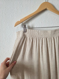 Arula Linen Blend Wide Leg Pants (1X)
