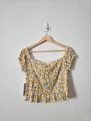 NEW Smocked Lemon Top (L)