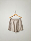 Vintage Relaxed Linen Shorts (S)