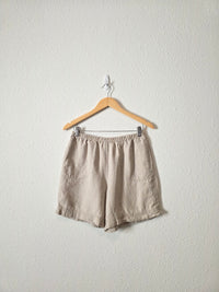Vintage Relaxed Linen Shorts (S)
