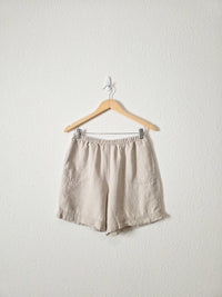 Vintage Relaxed Linen Shorts (S)