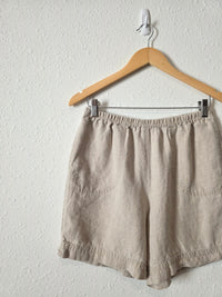 Vintage Relaxed Linen Shorts (S)