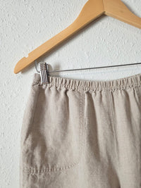 Vintage Relaxed Linen Shorts (S)