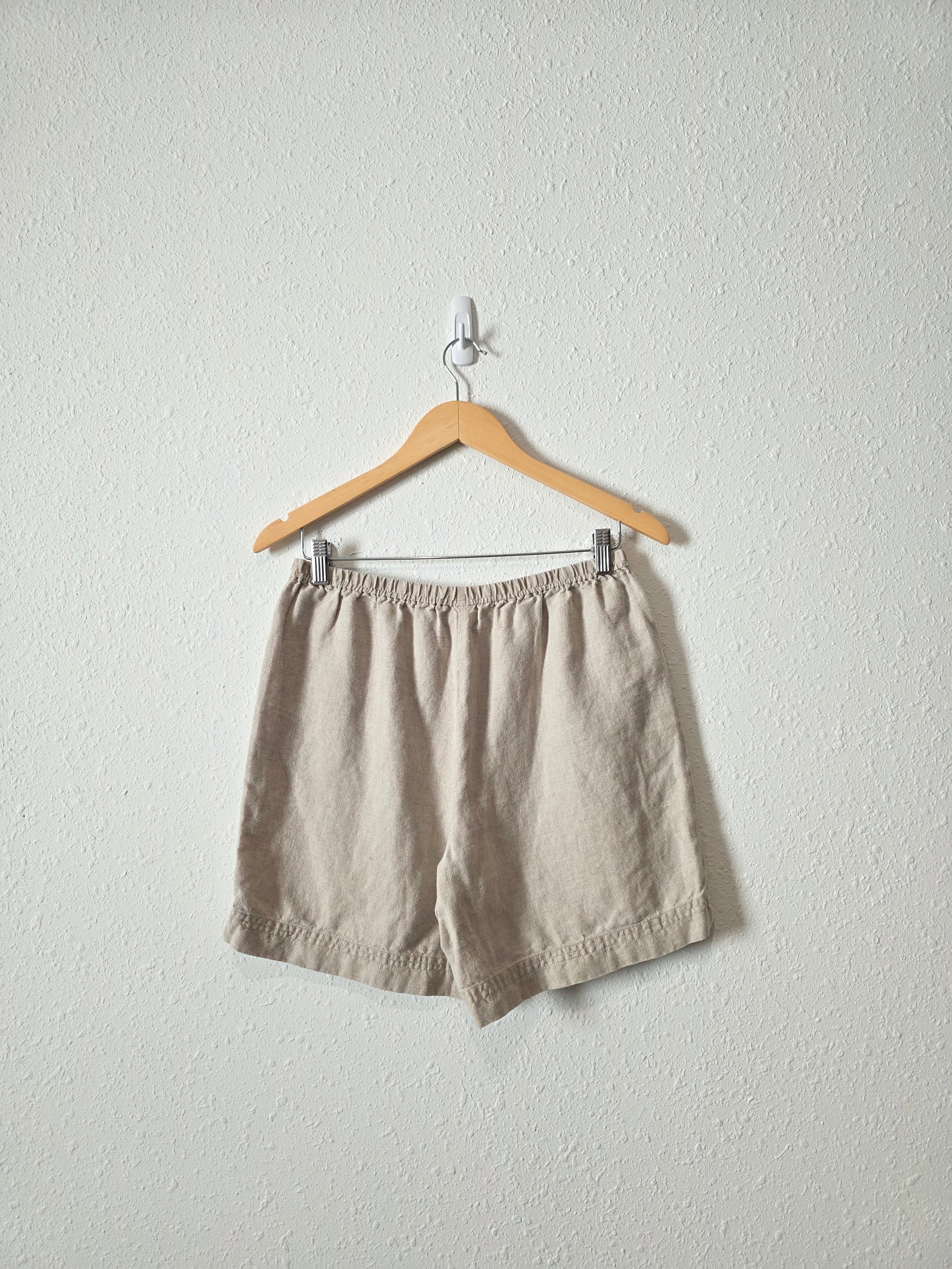 Vintage Relaxed Linen Shorts (S)