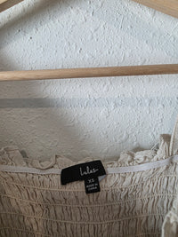 Lulus Linen Smocked Top (XS)