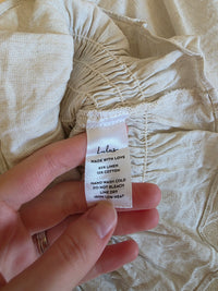 Lulus Linen Smocked Top (XS)