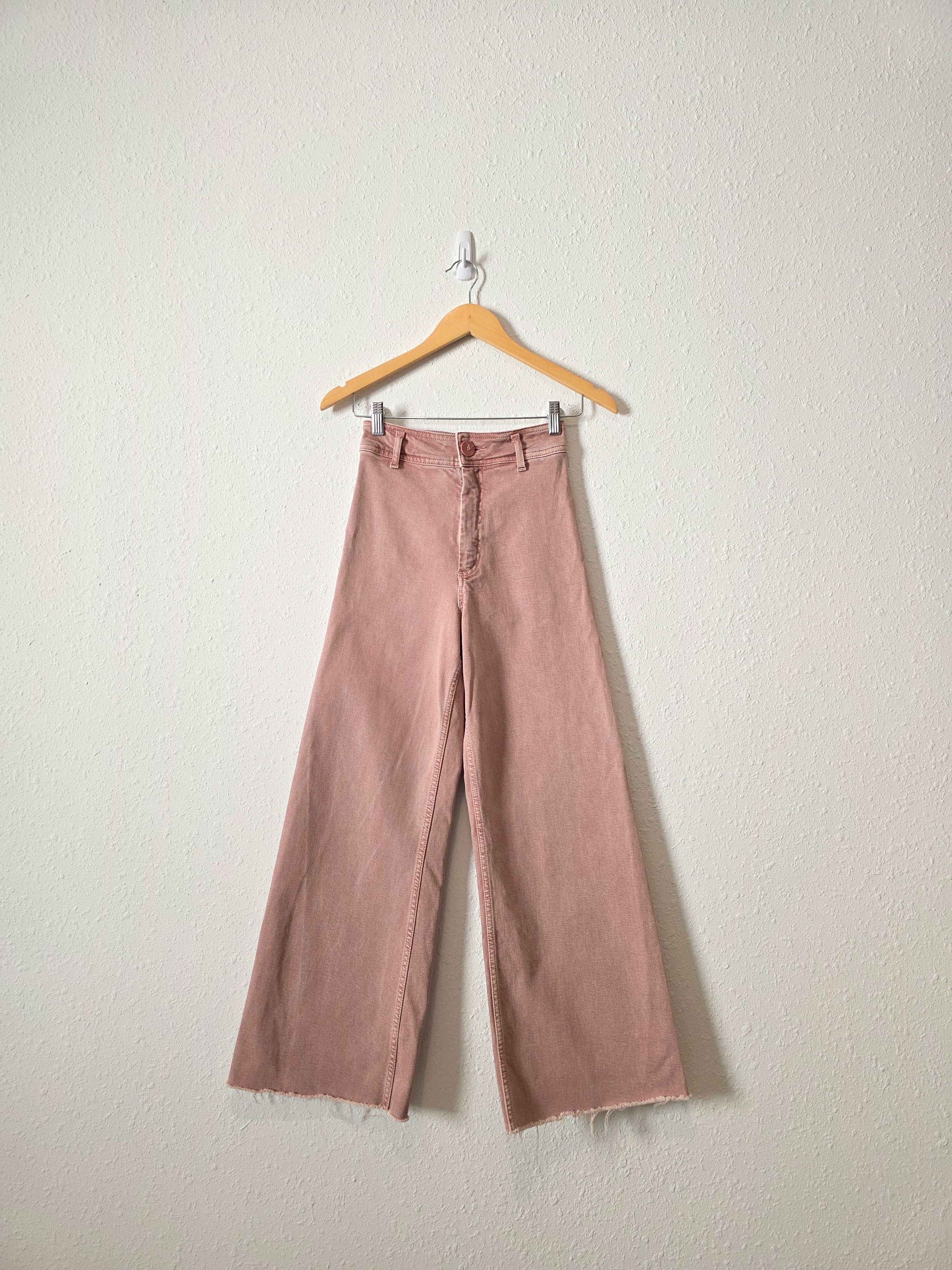 Zara Pink Wide Leg Jeans (0)