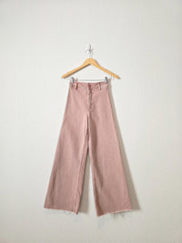 Zara Pink Wide Leg Jeans (0)