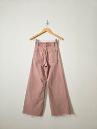 Zara Pink Wide Leg Jeans (0)