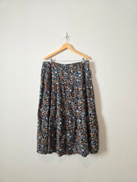 NEW Floral Tiered Midi Skirt (XL)