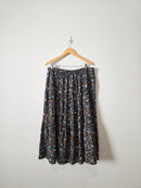 NEW Floral Tiered Midi Skirt (XL)