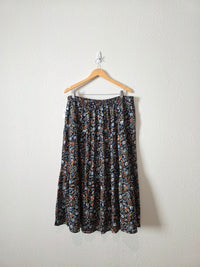 NEW Floral Tiered Midi Skirt (XL)