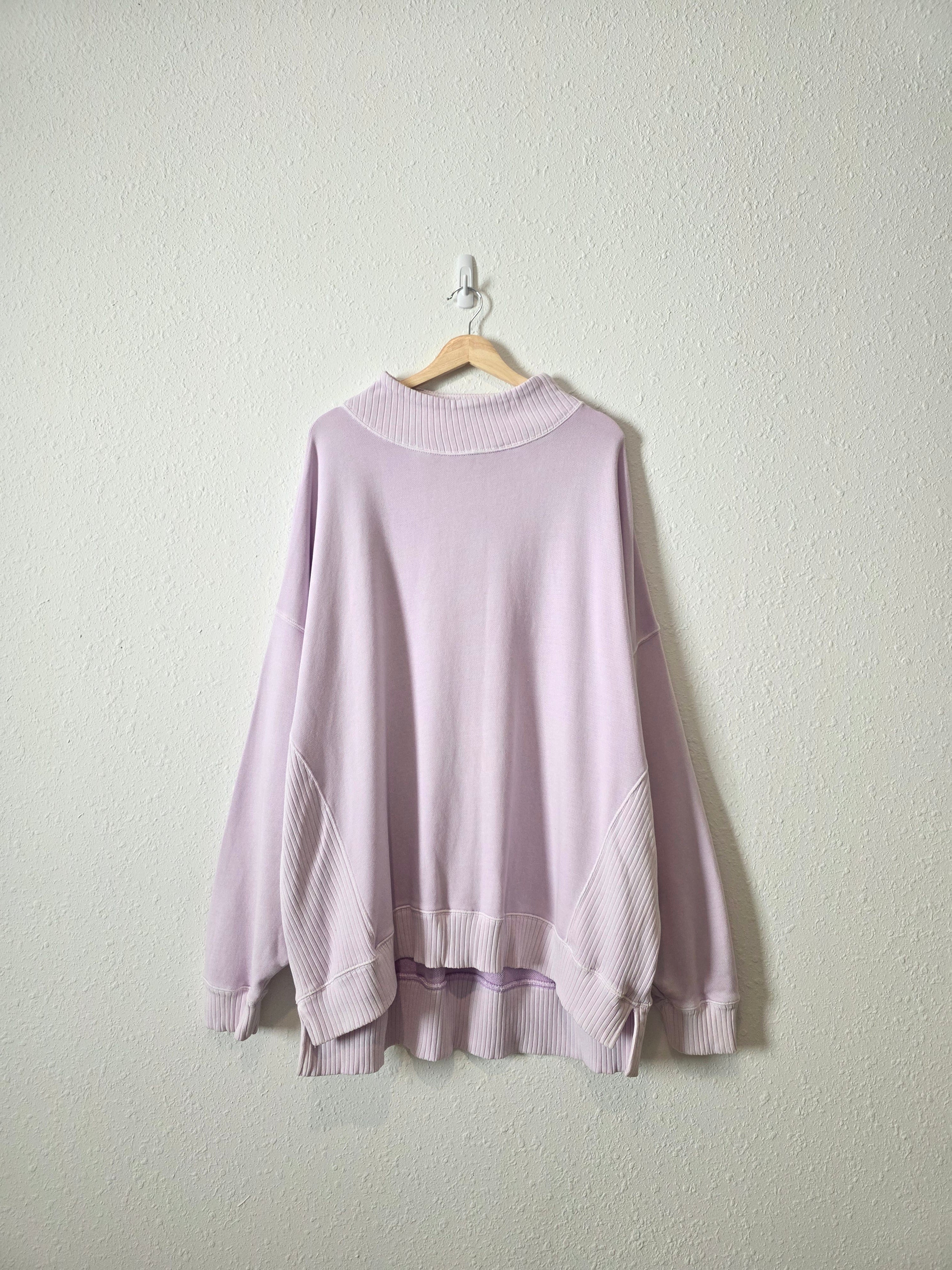 Aerie Lavender Oversized Sweatshirt (XXL)