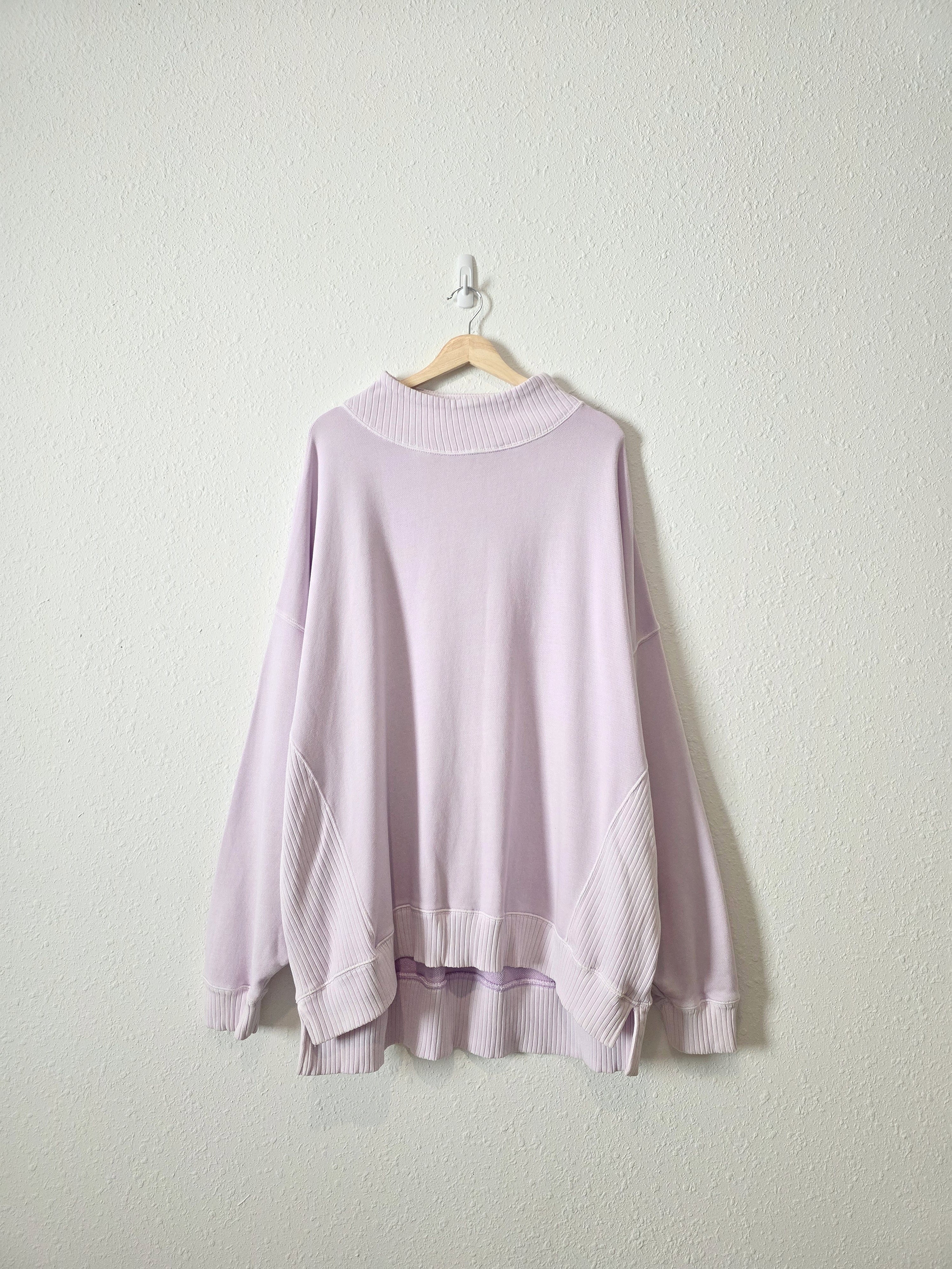 Aerie Lavender Oversized Sweatshirt (XXL)
