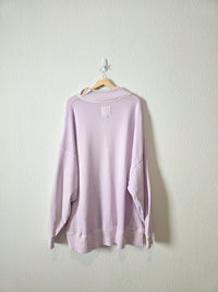 Aerie Lavender Oversized Sweatshirt (XXL)