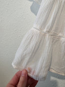 White Flowy Cottagecore Top (M)