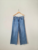 High Rise Wide Leg Jeans (10/30)