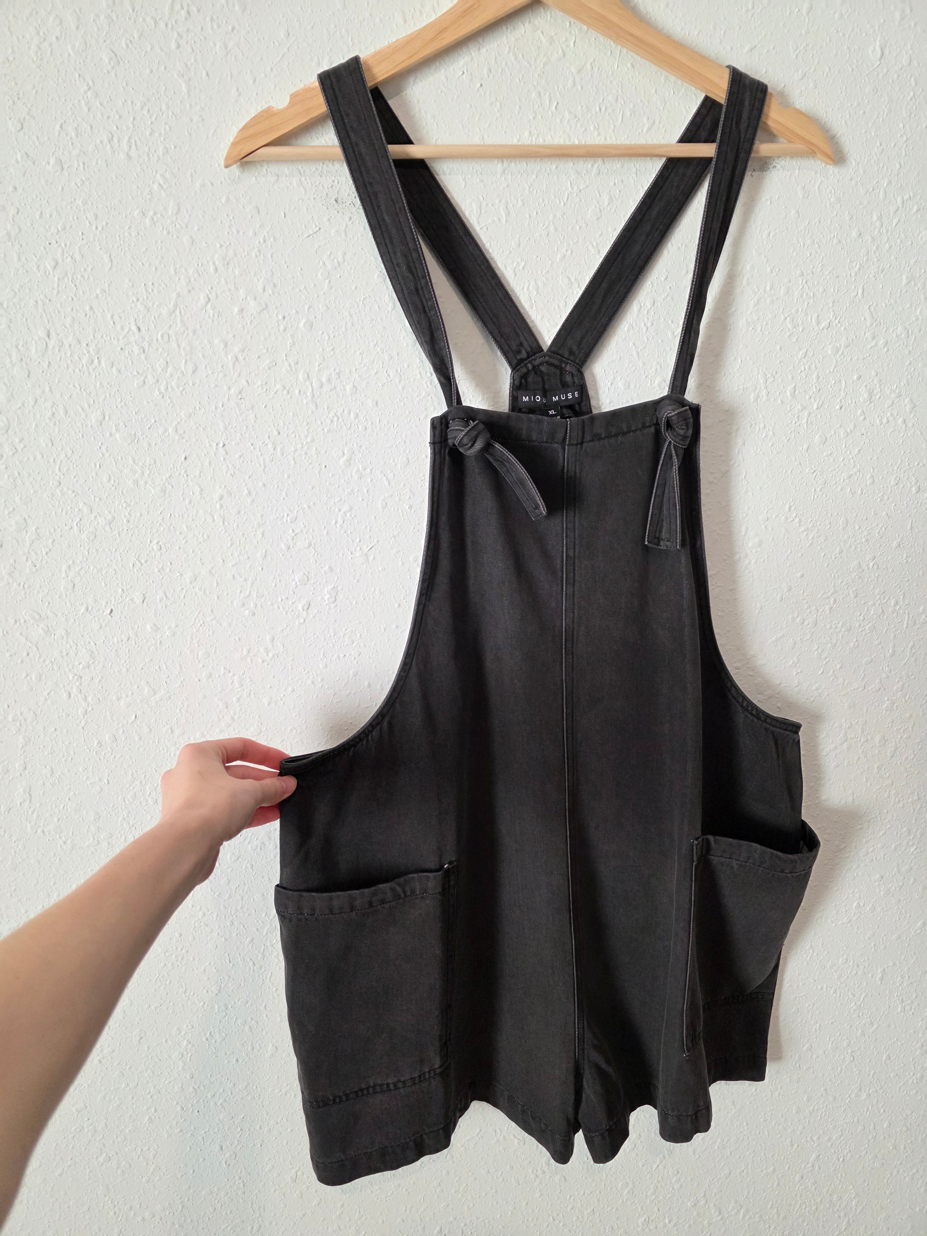 Miou Muse Black Shortalls (XL)