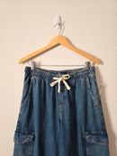 NEW Gap Wide Leg Cargo Jeans (M)