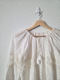 Embroidered Cotton Blouse (M)