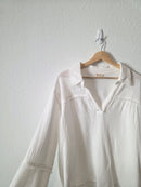 Cotton Gauze V Neck Top (L)