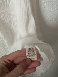 Cotton Gauze V Neck Top (L)