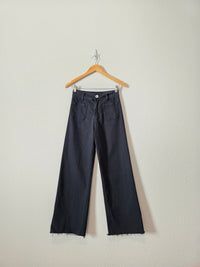 Miou Muse Black Wide Leg Jeans (S)