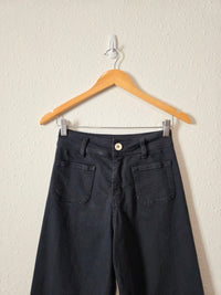 Miou Muse Black Wide Leg Jeans (S)