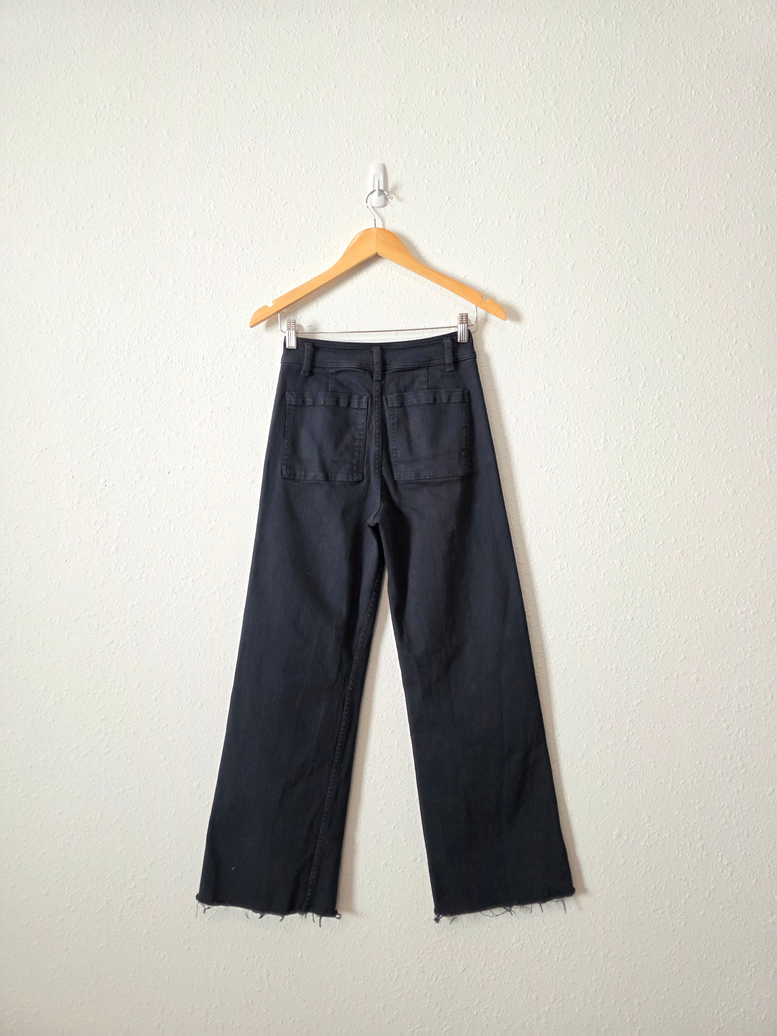 Miou Muse Black Wide Leg Jeans (S)