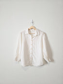 Puff Sleeve Button Up Shirt (XS)