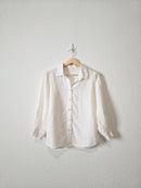 Puff Sleeve Button Up Shirt (XS)