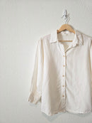 Puff Sleeve Button Up Shirt (XS)