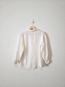 Puff Sleeve Button Up Shirt (XS)