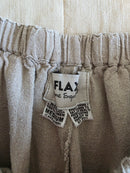 Flax Linen Wide Leg Pants (M)