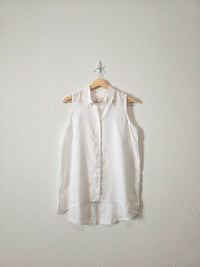 Garnet Hill Linen Button Up Tank (6)