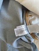Denim Mini Shirt Dress (S)