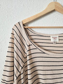 Hayden Striped Babydoll Top (3X)