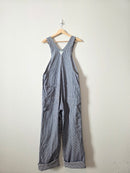 Vintage Oshkosh Striped Overalls (M)