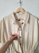 Cream Straight Cotton Jumpsuit (6)